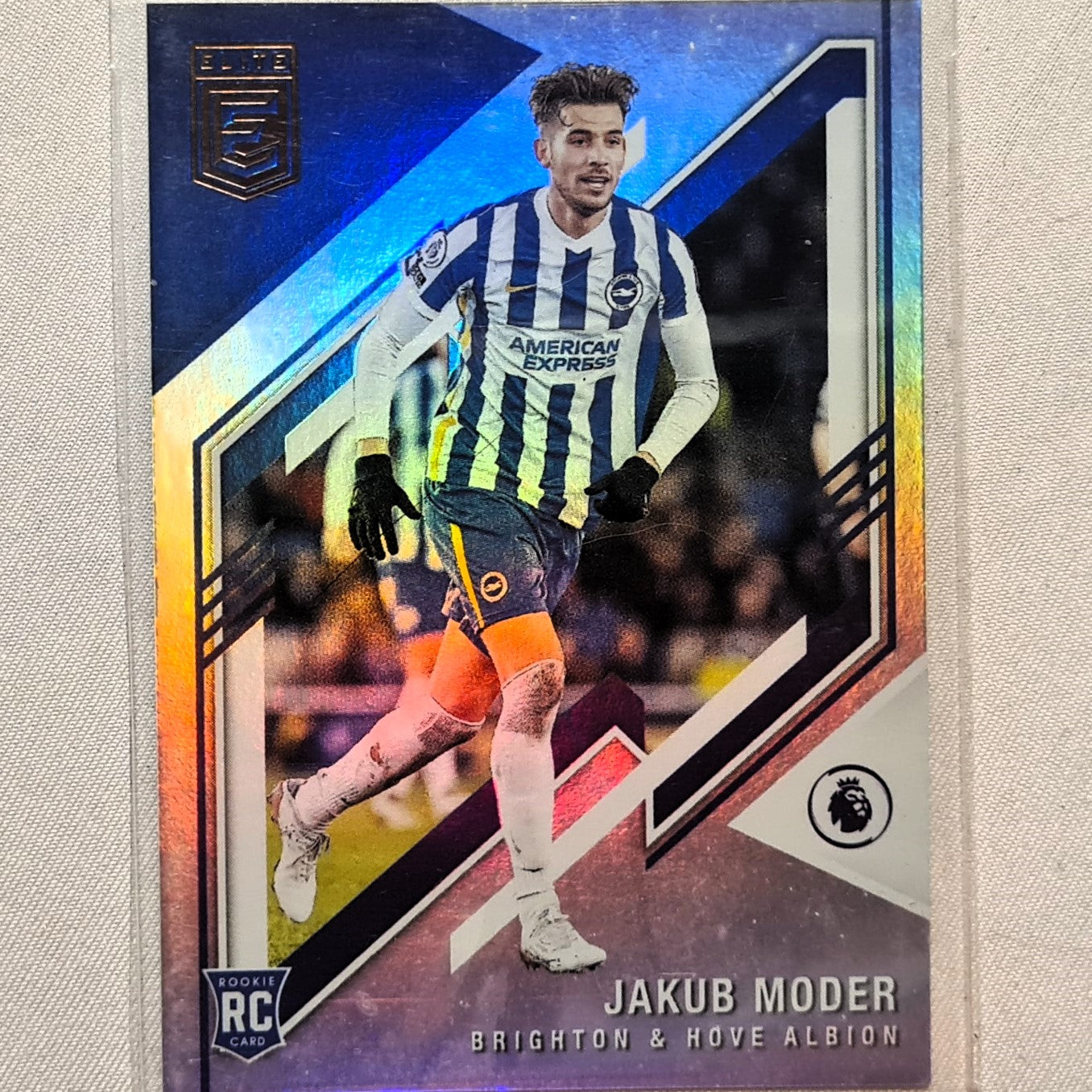 Jakub Moder 2021-22 Panini Donruss Elite Premier League Rookie RC #180 Soccer Football Brighton excellent/mint Sleeved