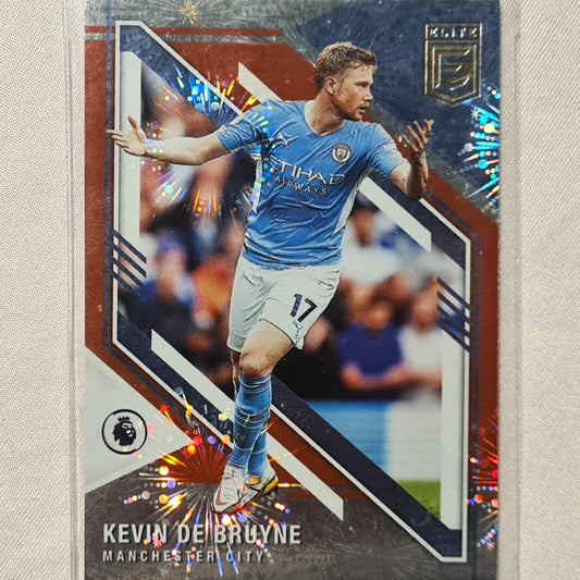 Kevin De Bruyne 2021-22 Panini Donruss Elite Premier League Firworks #102 Soccer Football Manchester City excellent/mint Sleeved