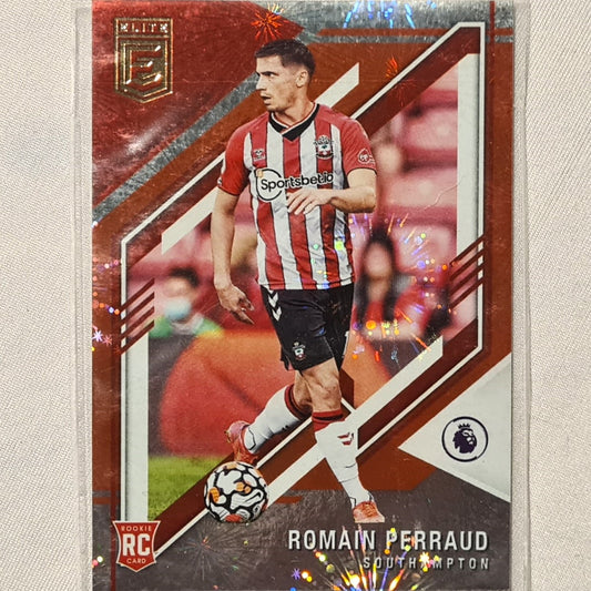 Romain Perraud 2021-22 Panini Donruss Elite Premier League Fireworks Rookie #194 Soccer Football Southampton excellent/mint Sleeved