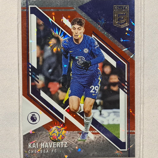 Kai Havertz 2021-22 Panini Donruss Elite Premier League Fireworks #48 Soccer Football Chelsea excellent/mint Sleeved