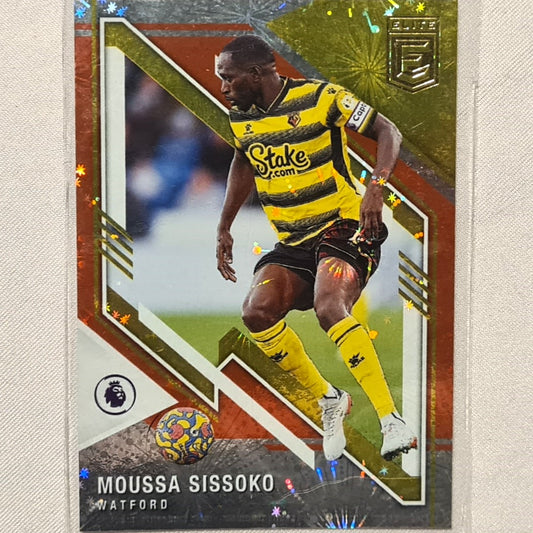 Moussa Sissoko 2021-22 Panini Donruss Elite Premier League Fireworks #155 Soccer Football Watford excellent/mint Sleeved