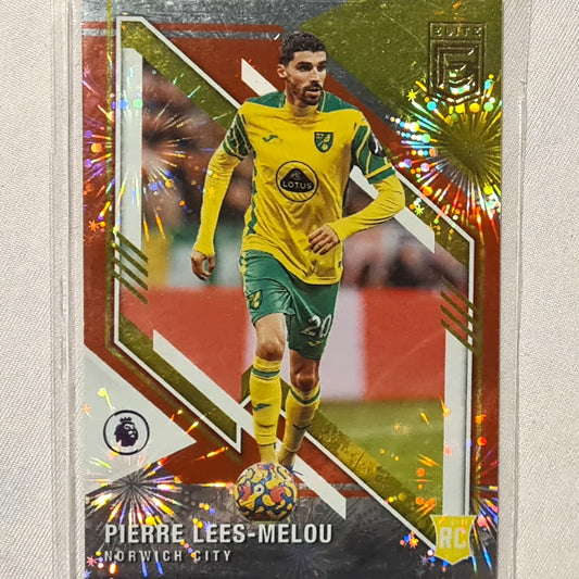 Pierre Lees-Melou 2021-22 Panini Donruss Elite Premier League Fireworks Rookie #129 Soccer Football Norwich excellent/mint Sleeved