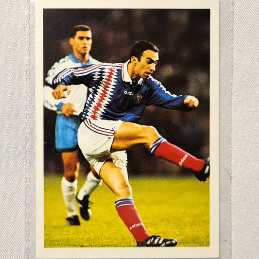 Youri Djorkaeff 1998 World Cup PG Tips UK promotional card found in tea bag boxes #15 France