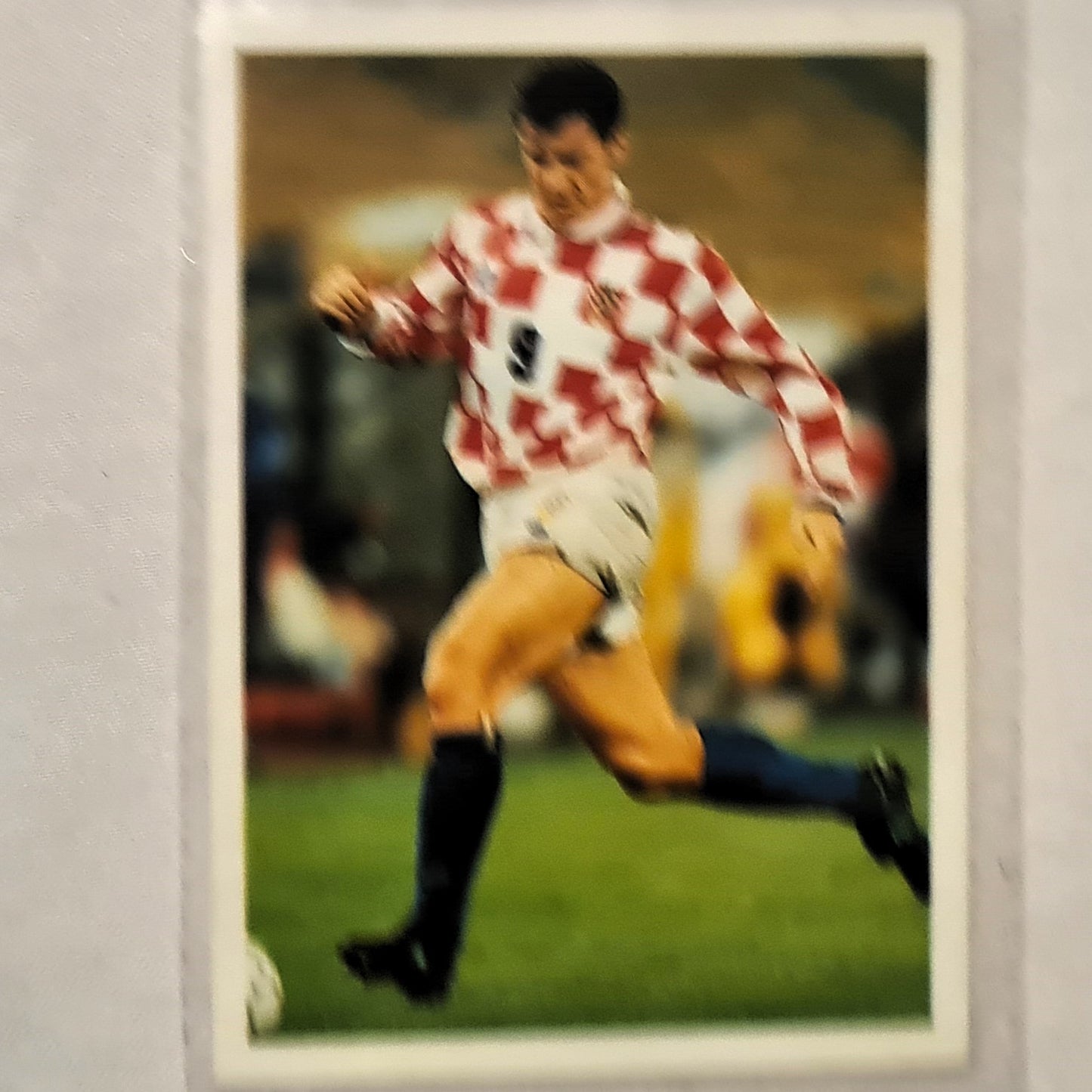 Davor Sukar 1998 World Cup PG Tips UK promotional card found in tea bag boxes #19 Croatia