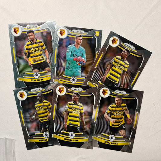 2021-22 Panini Prizm premier league Football cards Watford team players SOC026