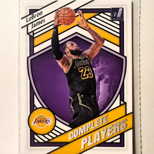 LeBron James 2020-21 Complete players insert #4 NBA Basketball LA Lakers case fresh sleeved