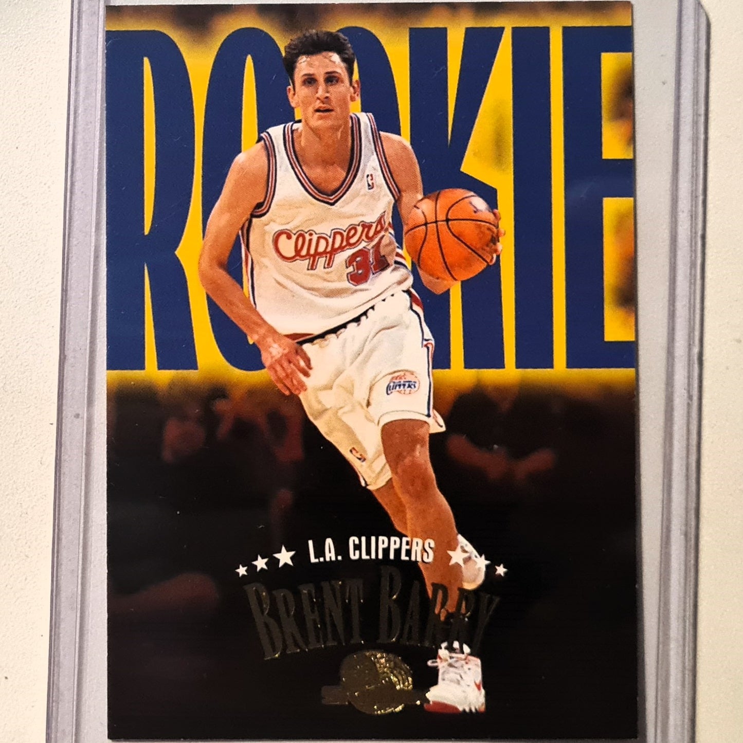 Brent Barry 1996 Skybox Rookie Roadmap RC #229 NBA Basketball LA Clippers excellent