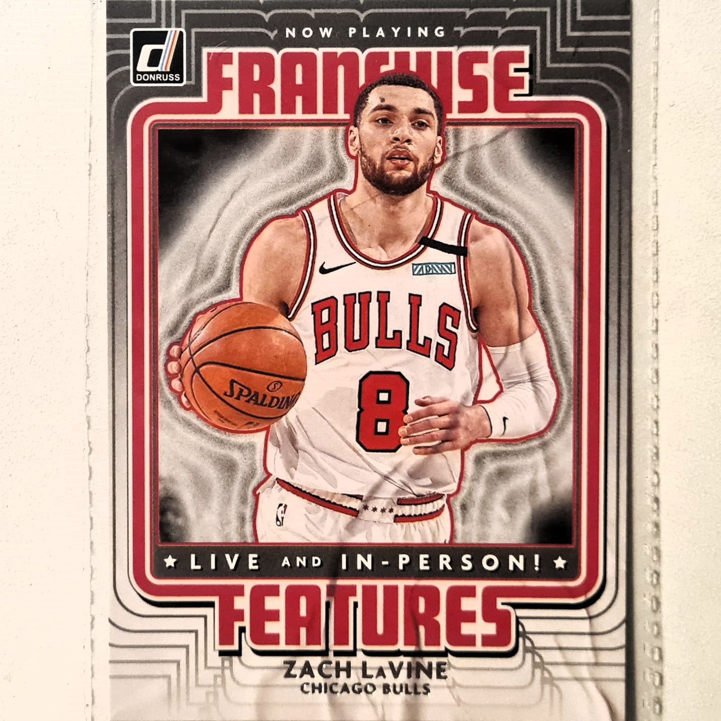 Zach LaVine 2020-21 Panini Donruss Franchise Features #5 NBA Basketball Chicago Bulls Cash Fresh