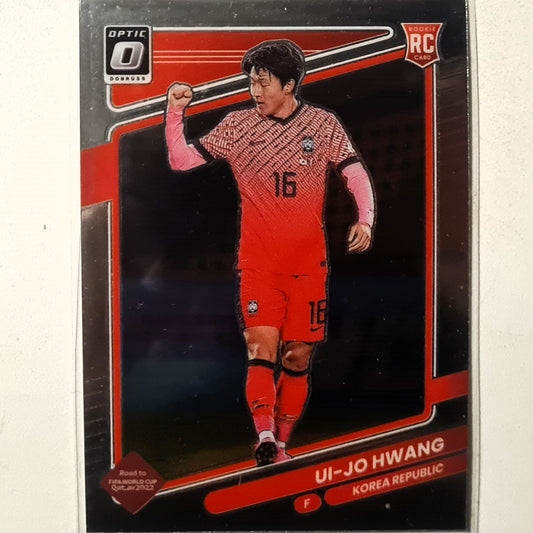 Ui-Jo-Hwang 2021-22 Donruss road to FIFA world cup Qatar Rookie RC #141 Soccer Football Korea Republic Excellent sleeved