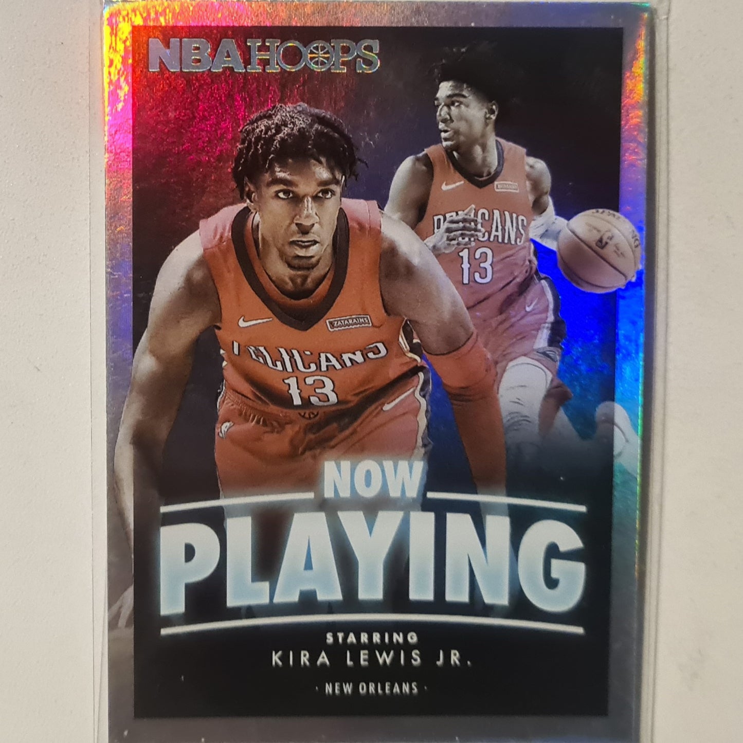 Kira Lewis Jr 2020-21 Panini NBA Hoops now playing refractor SS-10  NBA Basketball New Orleans Pelicans sleeved