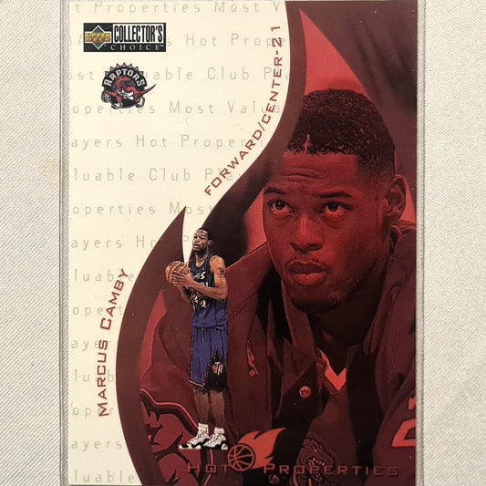 Marcus Camby 1997 Upper-Deck Hot Properties #381 NBA Basketball Toronto Raptors Excellent sleeved
