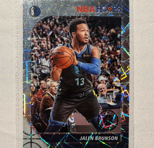 Jalen Brunson 2019-20 Panini NBA Hoops premium stock Laser Prizm #42 NBA Basketball Dallas Mavericks mint sleeved