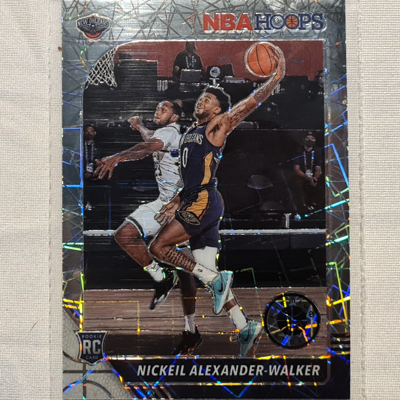 Nickeil Alexander-Walker 2019-20 Panini NBA Hoops premium stock Laser Prizm Rookie RC #214 NBA Basketball New Orleans Pelicans mint sleeved