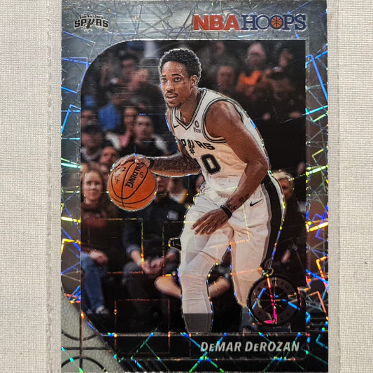 DeMar DeRozan 2019-20 Panini NBA Hoops premium stock Laser Prizm #172 NBA Basketball San Antonio Spurs mint sleeved