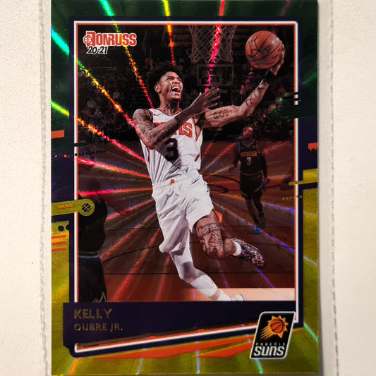 Kelly Oubre Jr 2020-21 Panini Donruss green/yellow laser #4 NBA Basketball Phoenix Suns  excellent/mint Sleeved