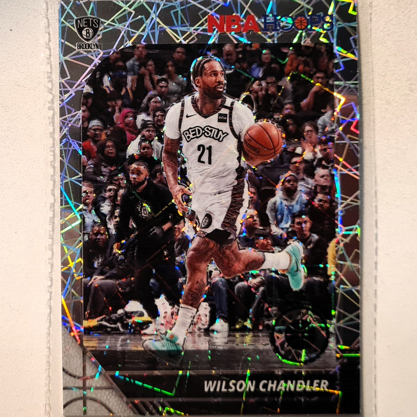 Wilson Chandler 2020-21 Panini Donruss laser prizm #86 NBA Basketball Brooklyn Nets excellent/mint Sleeved