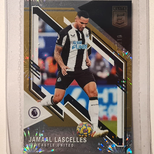 Jamaal Lacelles 2021-22 Panini Donruss Elite Premier League Elite fireworks 03/10  #118 Soccer Football Newcastle excellent/mint Sleeved