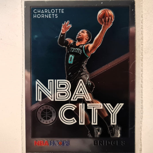 Miles Bridges 2019-20 Panini NBA Hoops premium stock NBA City #16 NBA Basketball Charlotte Hornets mint