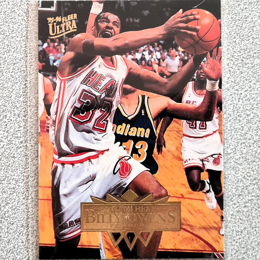 Billy Owens 1995 Fleer Ultra 95-96 #96 NBA Basketball Miami Heat very good Sleeved