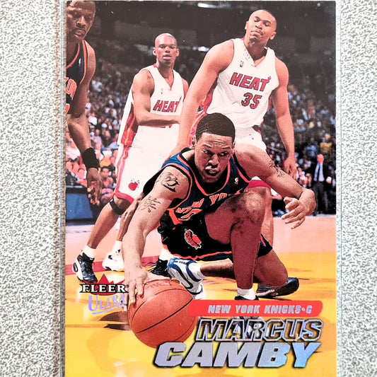Marcus Camby 2000 Fleer Ultra #79 NBA Basketball New York Knicks very good sleeved