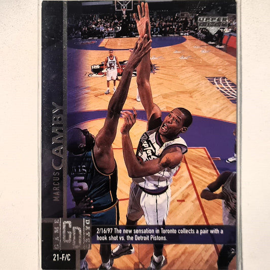 Marcus Camby 1998 Upper-Deck game date #298 NBA Basketball Toronto Raptors very good