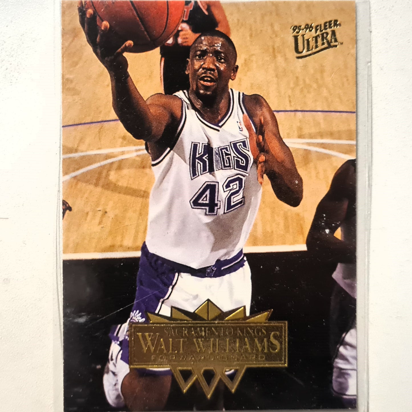 Walt Williams 1995 Fleer Ultra 95-96 #160 NBA Basketball Sacramento Kings very good