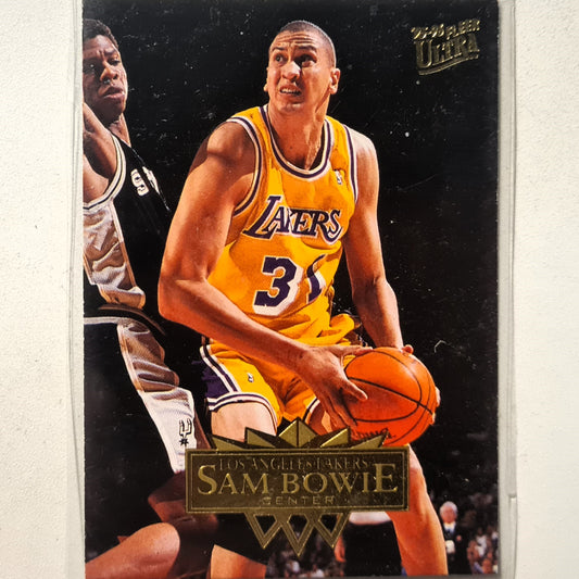 Sam Bowie 1995 Fleer Ultra 95-96 #85 NBA Basketball LA Lakers very good