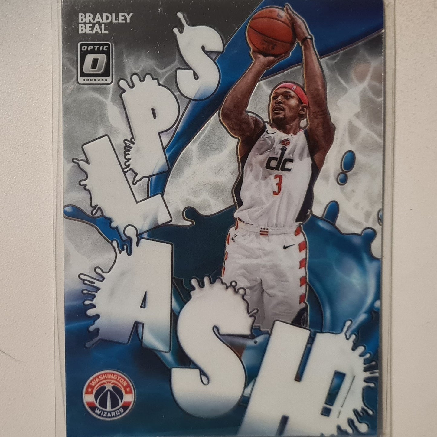 Bradley Beal 2020-21 Panini Donruss Optic Splash insert #8 NBA Basketball Washington Wizards Excellent Sleeved