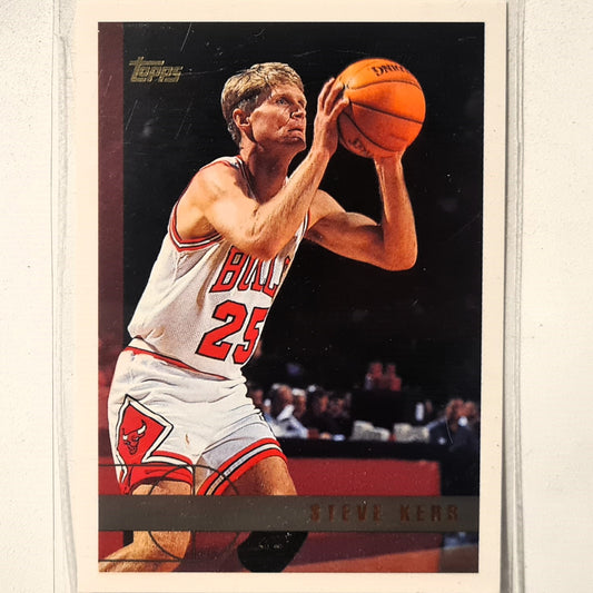 Steve Kerr 1997 Topps  #80 NBA Basketball Chicago Bulls Excellent Sleeved