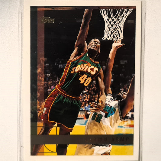 Shawn Kemp 1997 Topps  #92 NBA Basketball Seattle Super Sonics Excellent Sleeved