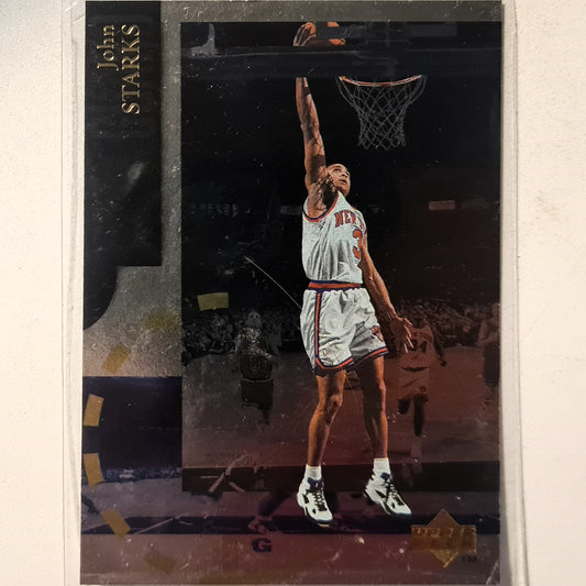 John Starks 1994 Upper-Deck SE62 NBA Basketball New York Knicks fair Sleeved