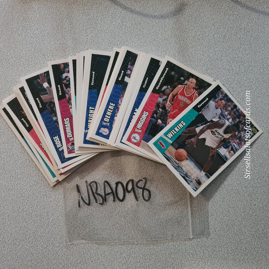 1996 Upper-Deck NBA Basketball cards mixed Base bundle 40 card job lot #NBA098