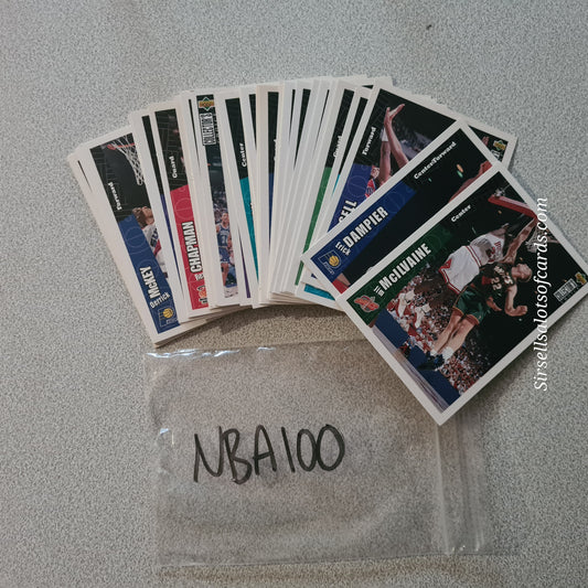 1996 Upper-Deck NBA Basketball cards mixed Base bundle 40 card job lot #NBA100