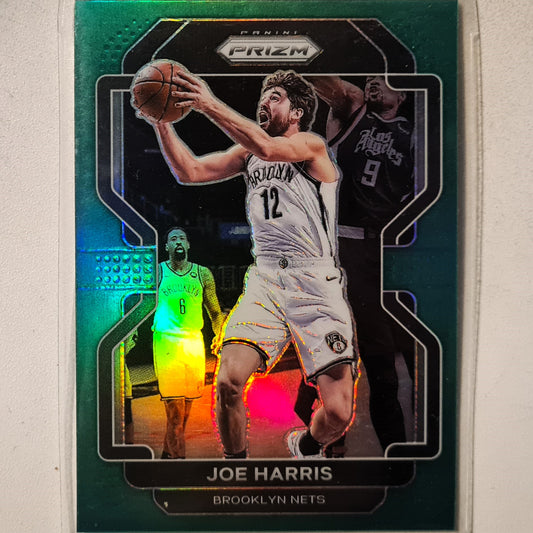 Joe Harris 2021-22 Panini Prizm green refractor #95 NBA Basketball Brooklyn Nets excellent/mint sleeved