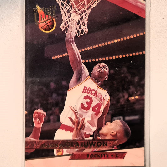 Hakeem Olajuwon 1993 Fleer Ultra 93-94  #76 NBA Basketball Houston Rockets very good