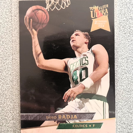 Dino Radja 1993 Fleer 92-93 rookie RC #210 Basketball Boston Celtics very good sleeved