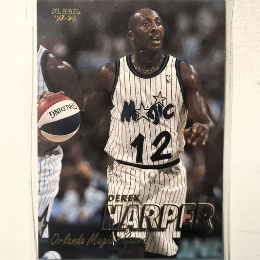 Derek Harper 1998 Fleer 97-98 #220 NBA Basketball Orlando Magic very good