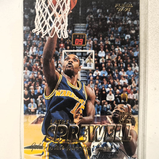 Latrell Sprewell 1997 Fleer Ultra 97-98 all star game #15 NBA Basketball Golden State Warriors good