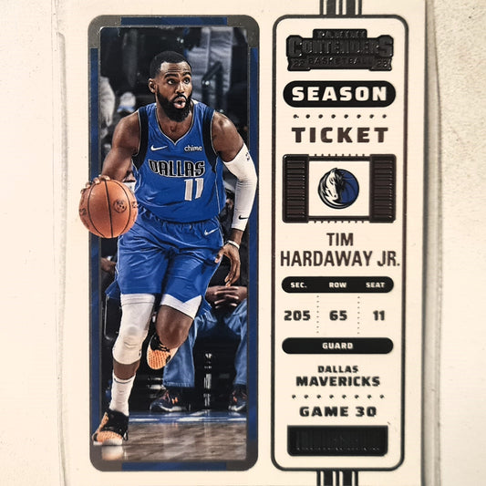 Tim Hardaway Jr 2022-23 Panini Contenders season ticket #98 NBA Basketball Dallas Mavericks excellent