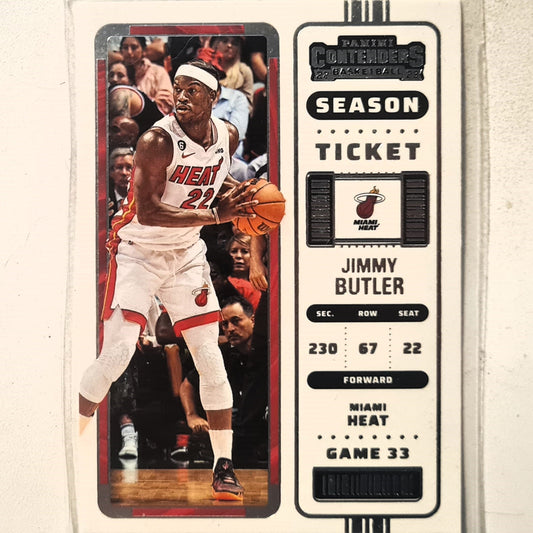 Jimmy Butler 2022-23 Panini Contenders season ticket #75 NBA Basketball Miami Heat excellent