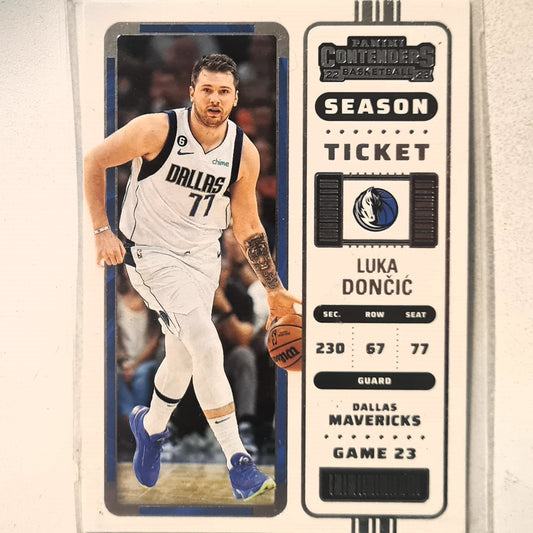 Luka Doncic 2022-23 Panini Contenders season ticket #57 NBA Basketball Dallas Mavericks excellent