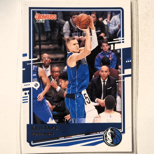 Kristaps Porzinghis 2020-21 Panini Donruss #8 NBA Basketball Dallas Mavericks Excellent Sleeved