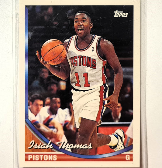 Isiah Thomas 1994 Topps  #311 NBA Basketball Detroit Pistons Excellent Sleeved