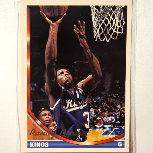 Randy Brown 1994 Topps Gold #335 NBA Basketball Sacramento Kings Excellent Sleeved