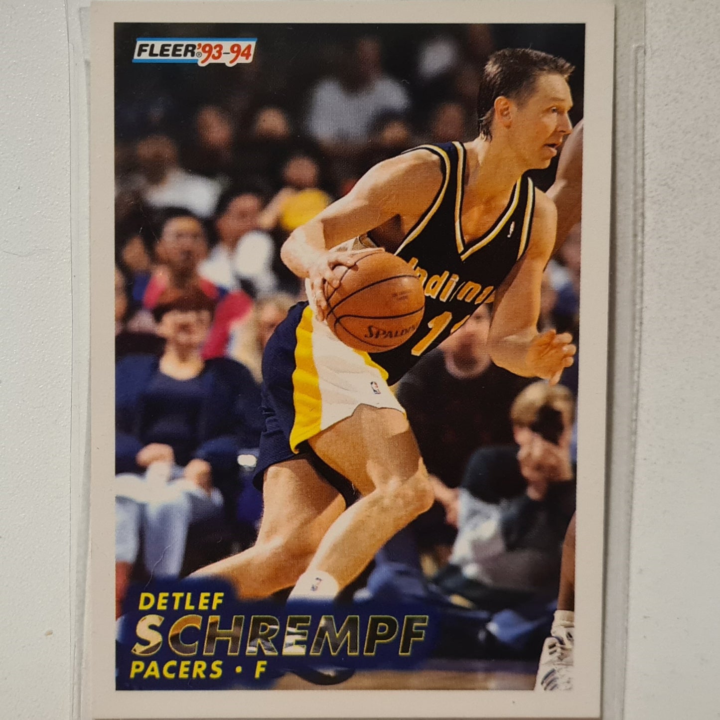 Detlef Schrempf 1993 Fleer 93-94 #88 NBA Basketball Indiana Pacers Excellent sleeved