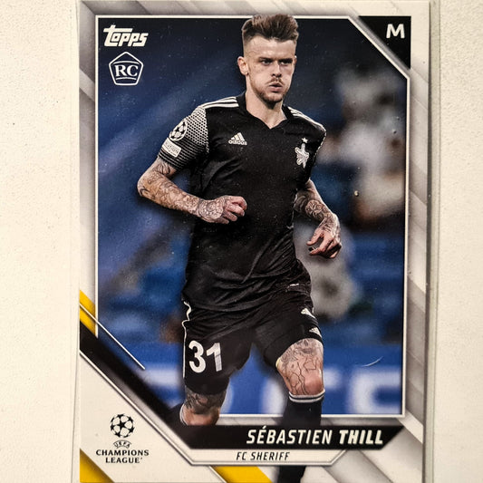 Sebastian Thill 2022 Topps Champions League japanese issue Rookie RC #155 Soccer Football FC Sheriff Excellent Sleeved