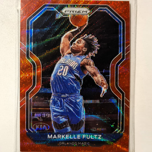 Markelle Fultz 2020-21 Panini Prizm orange wave #229 NBA Basketball Orlando Magic Excellent