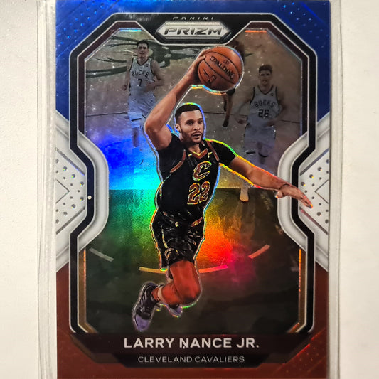 Larry Nance Jr 2020-21 Panini Prizm red white blue #191 NBA Basketball Cleveland Cavaliers Excellent