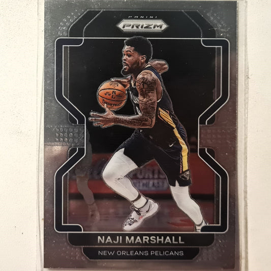 Naji Marshall 2020-21 Panini Prizm #191 NBA Basketball New Orleans Pelicans Excellent sleeved