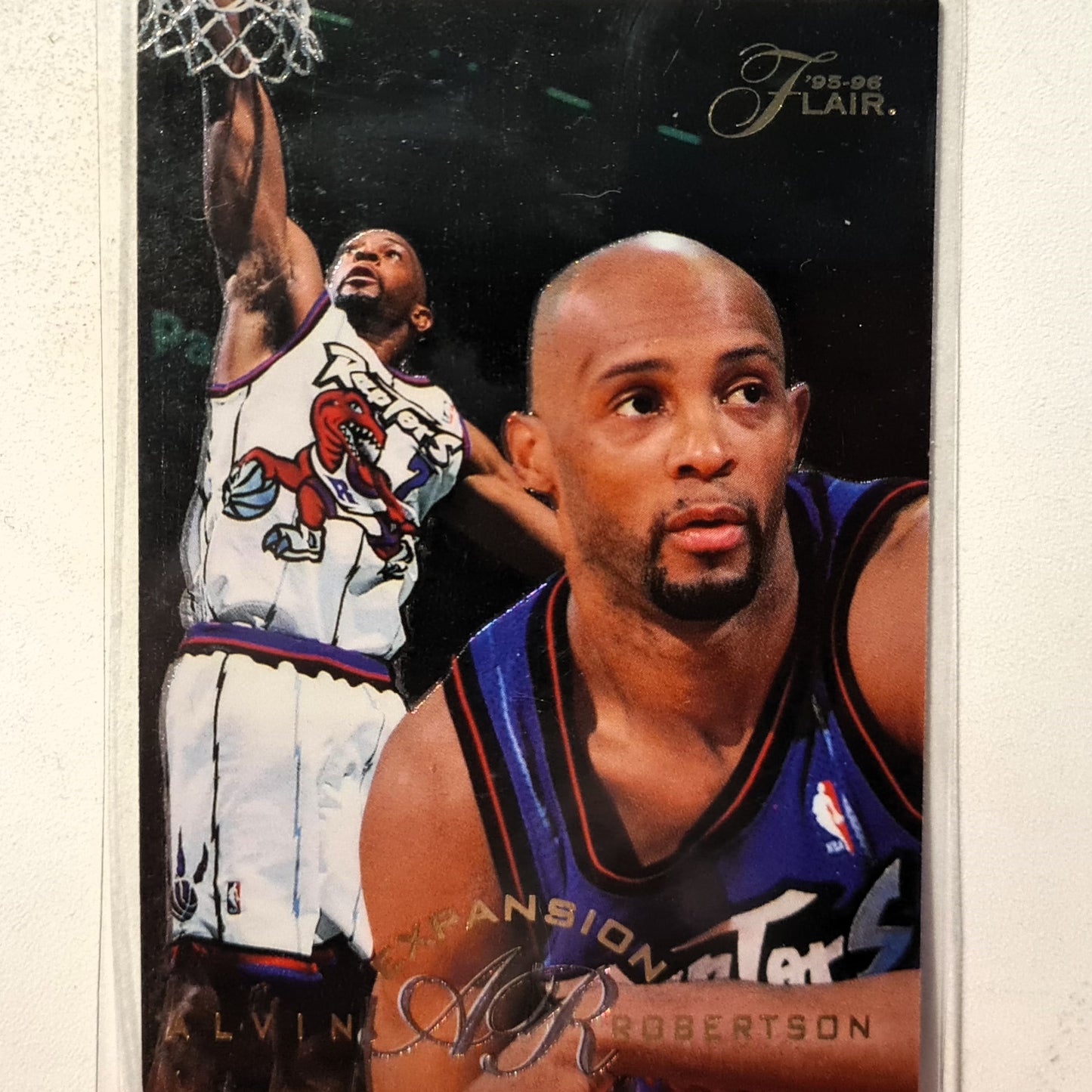 Alvin Robertson 1996 Fleer Flair 95-96 Expansion #195 NBA Basketball Toronto Raptors Excellent